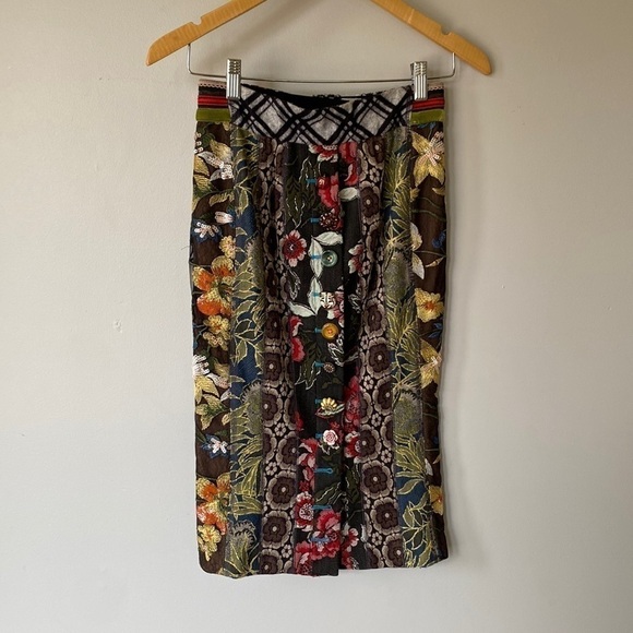 Nwt Anthropologie Byron Lars boho skirt - Picture 2 of 13